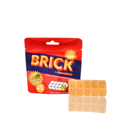 Photograph of product: Live Resin Tropical Blast - TH-oui Gummie Brick (100mg)