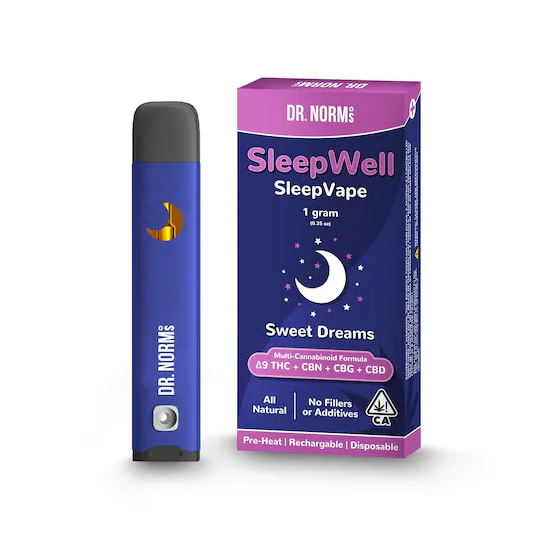 Photograph of product: Dr. Norms | Sweet Dreams | Sleepwell Vape | 1G
