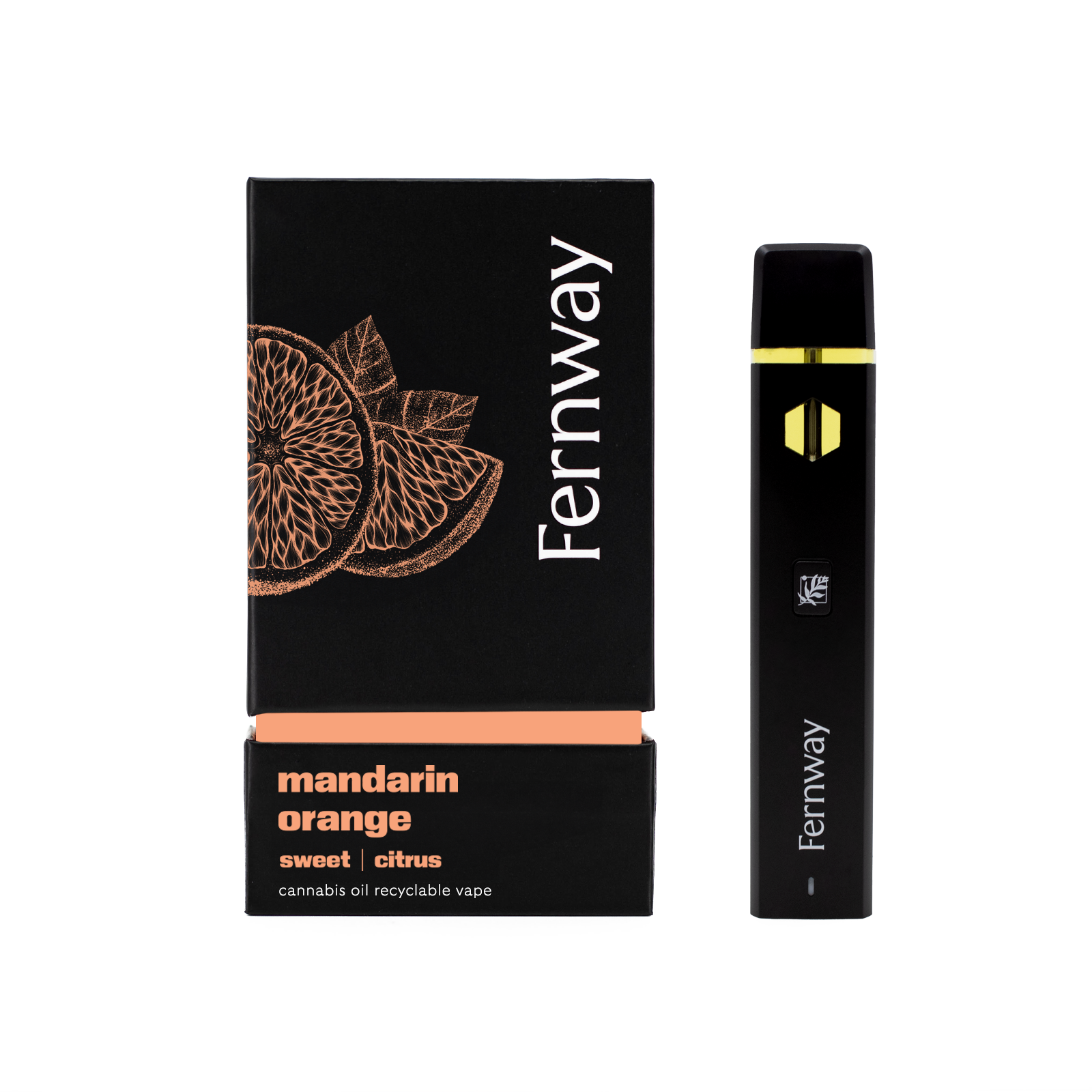 Photograph of product: Fernway Mandarin Orange 2g Traveler Vape Oui'd