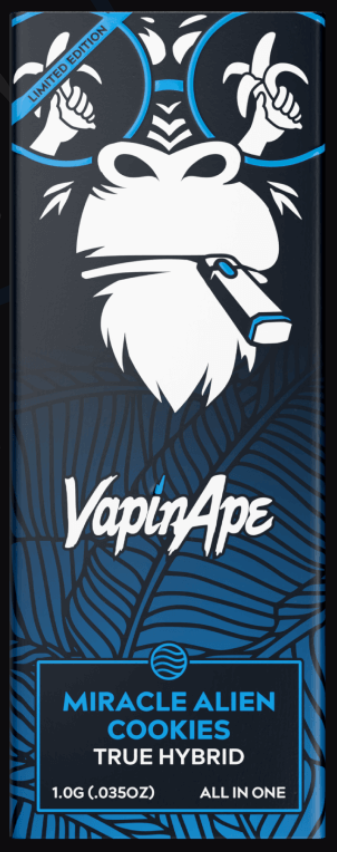 Photograph of product: Vapin Ape | Miracle Alien Cookies Disposable | 2g