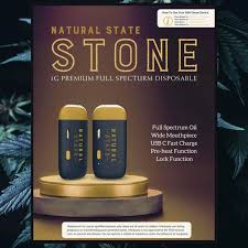 Photograph of product: Natural State Crescendo #11 FS Luna Stone 1g Oui'd