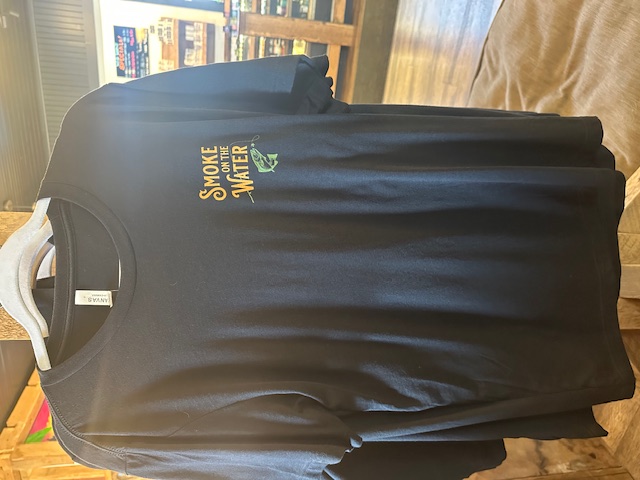 Photograph of product: Fishwhistle Super Soft Tee, Black Large