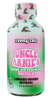 Photograph of product: Beverage - Uncle Arnie's - Watermelon Wave (H) - 100mg (8oz)