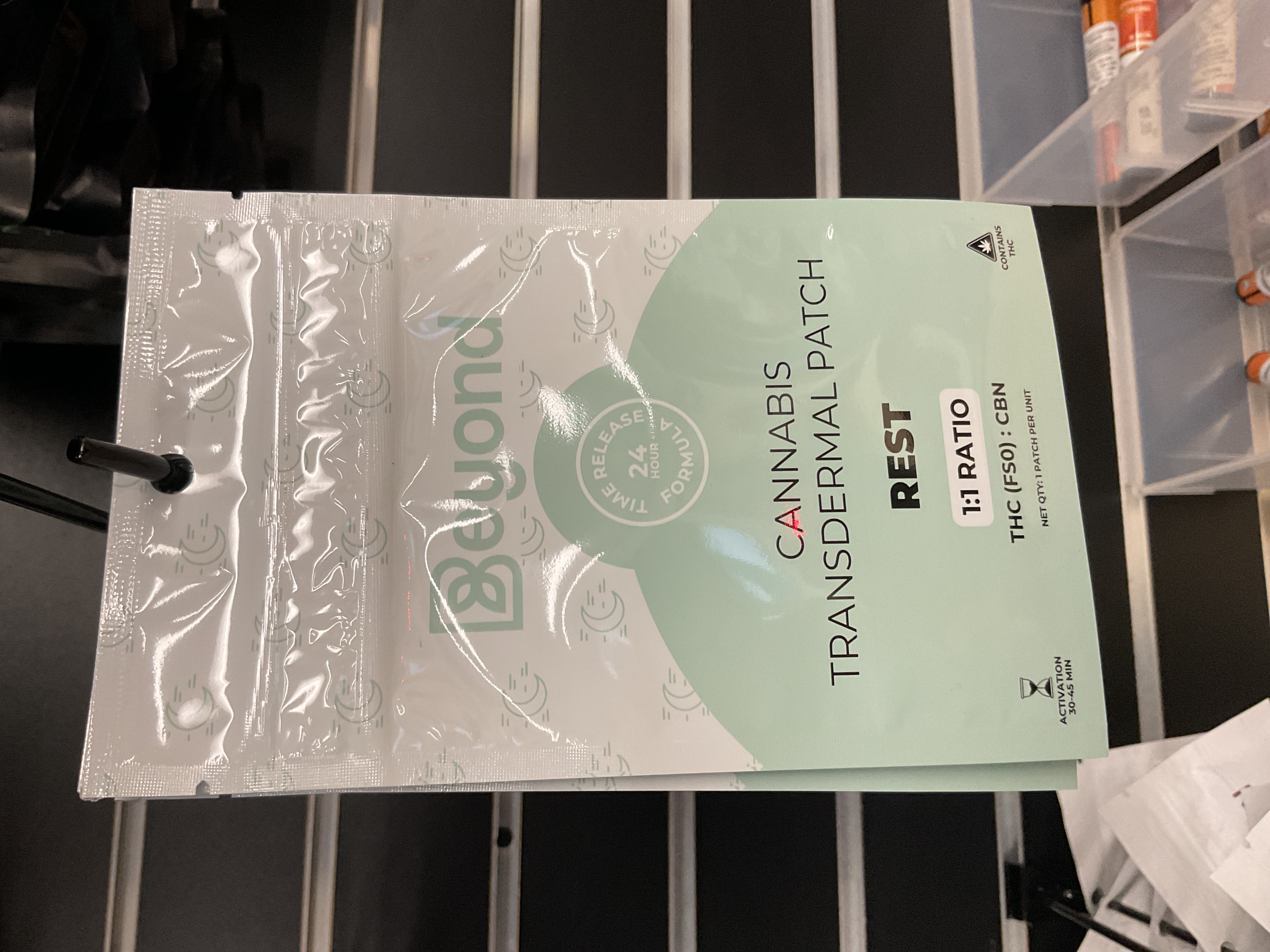 Photograph of Product: So Crop | Transdermal Patch Rest | 1:1 THC:CBD 25 MG