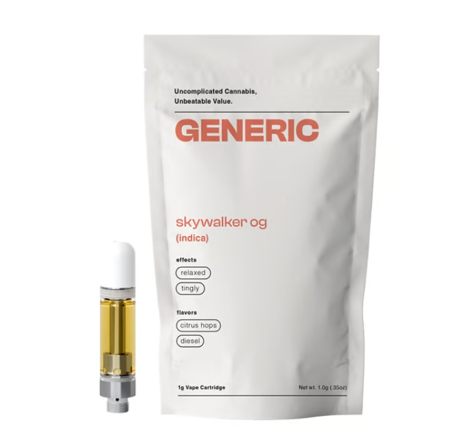 Photograph of product: CoC Generic Cartridge - Skywalker OG 1g