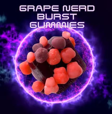 Photograph of product: Grape Nerd Burst: Moose Chews