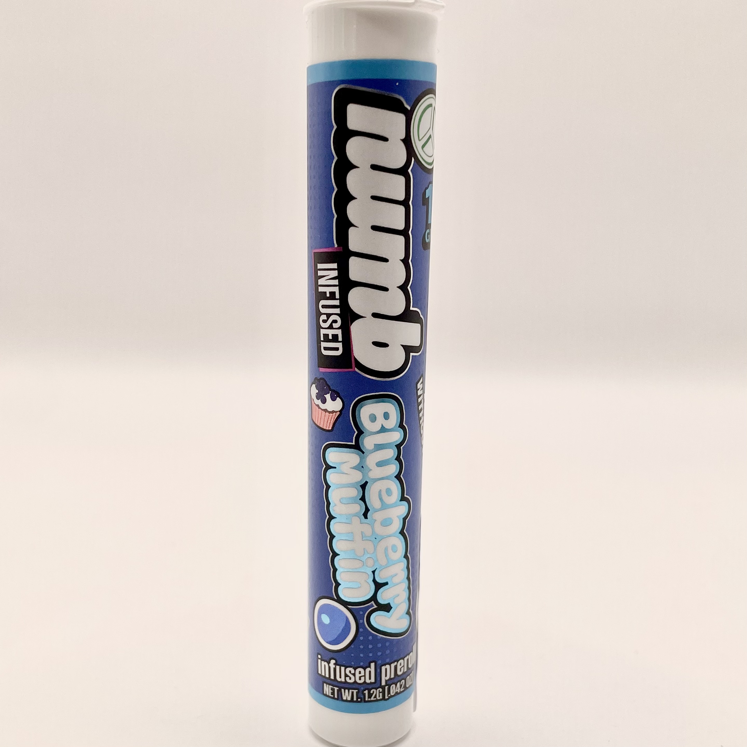 Photograph of product: NUMB | BLUEBERRY MUFFIN | INFUSED | PRE ROLL