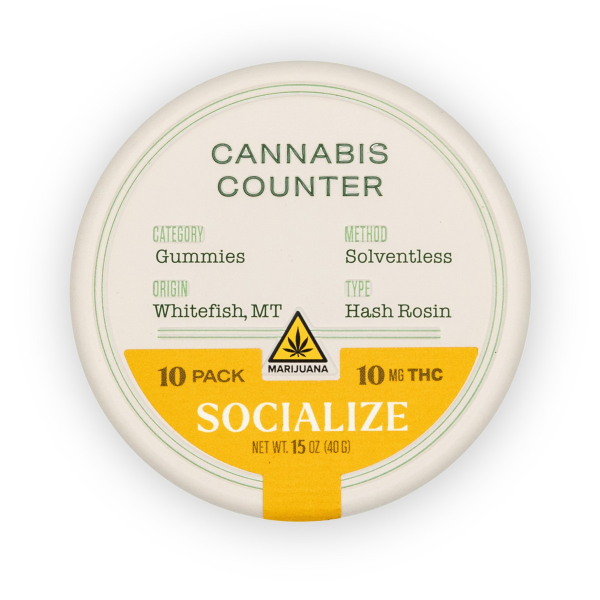 Photograph of product: Socialize Gummies | au chocolat Rosin