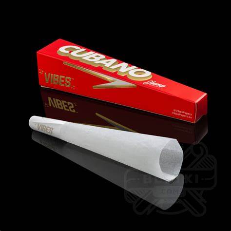 Photograph of product: Vibes | Cubano Extra Wide Hemp Cone | 1 Each