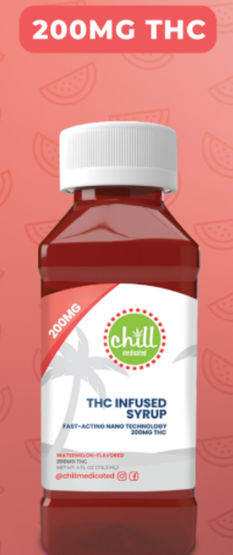 Photograph of product: Chill Medicated - Watermelon Syrup 200 mg