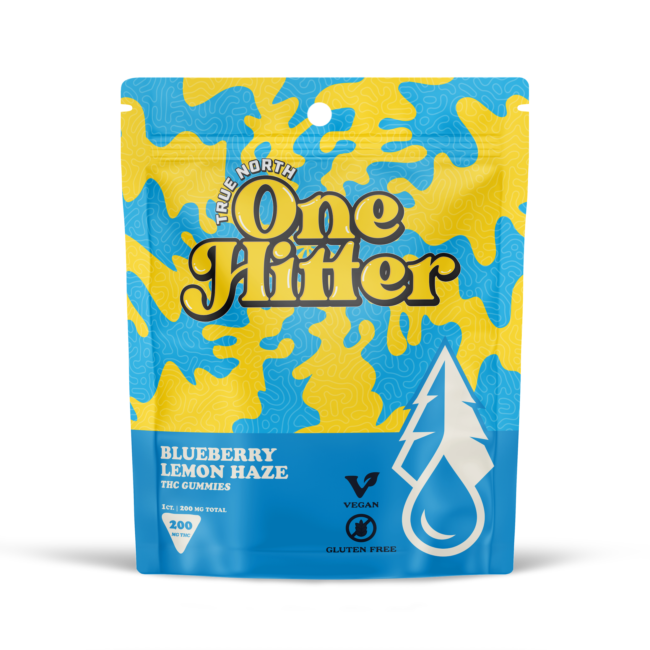 Photograph of product: Blueberry Lemon Haze One Hitter Gummy 200mg