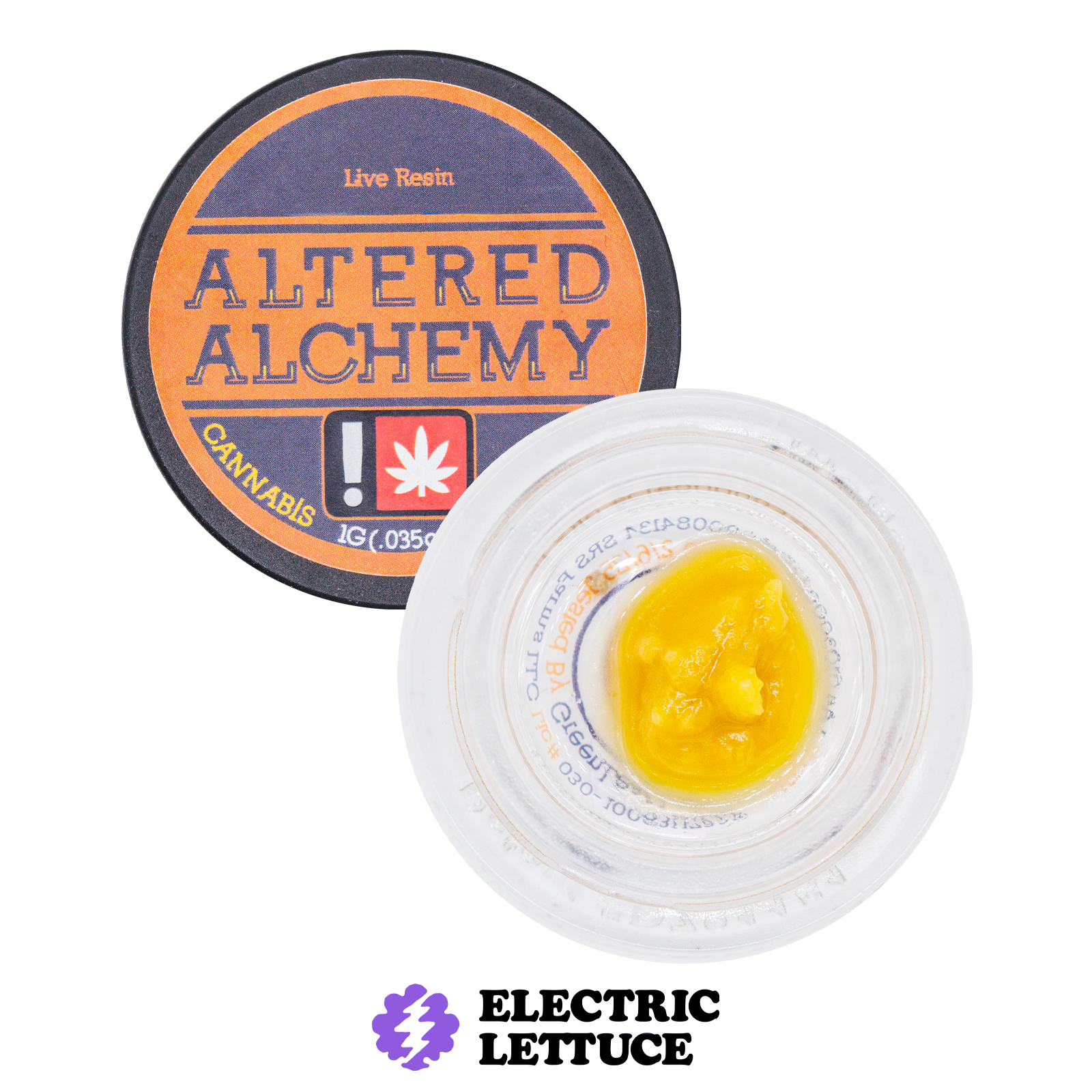 Photograph of product: Altered Alchemy Carbon Fiber Live Resin 1g