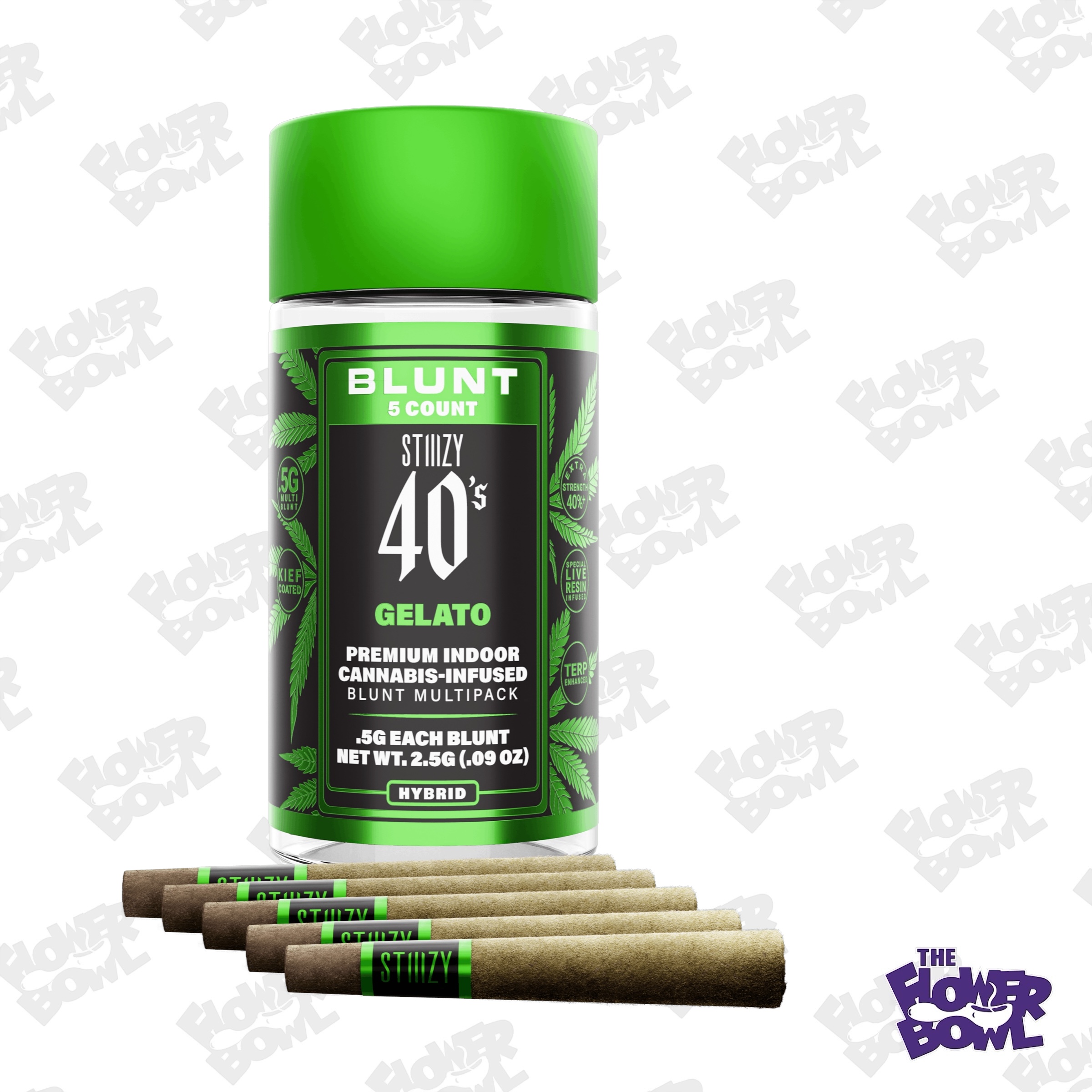 Photograph of product: AU Stiiizy: Gelato (H) 5 Pack Infused Blunts (5 X
