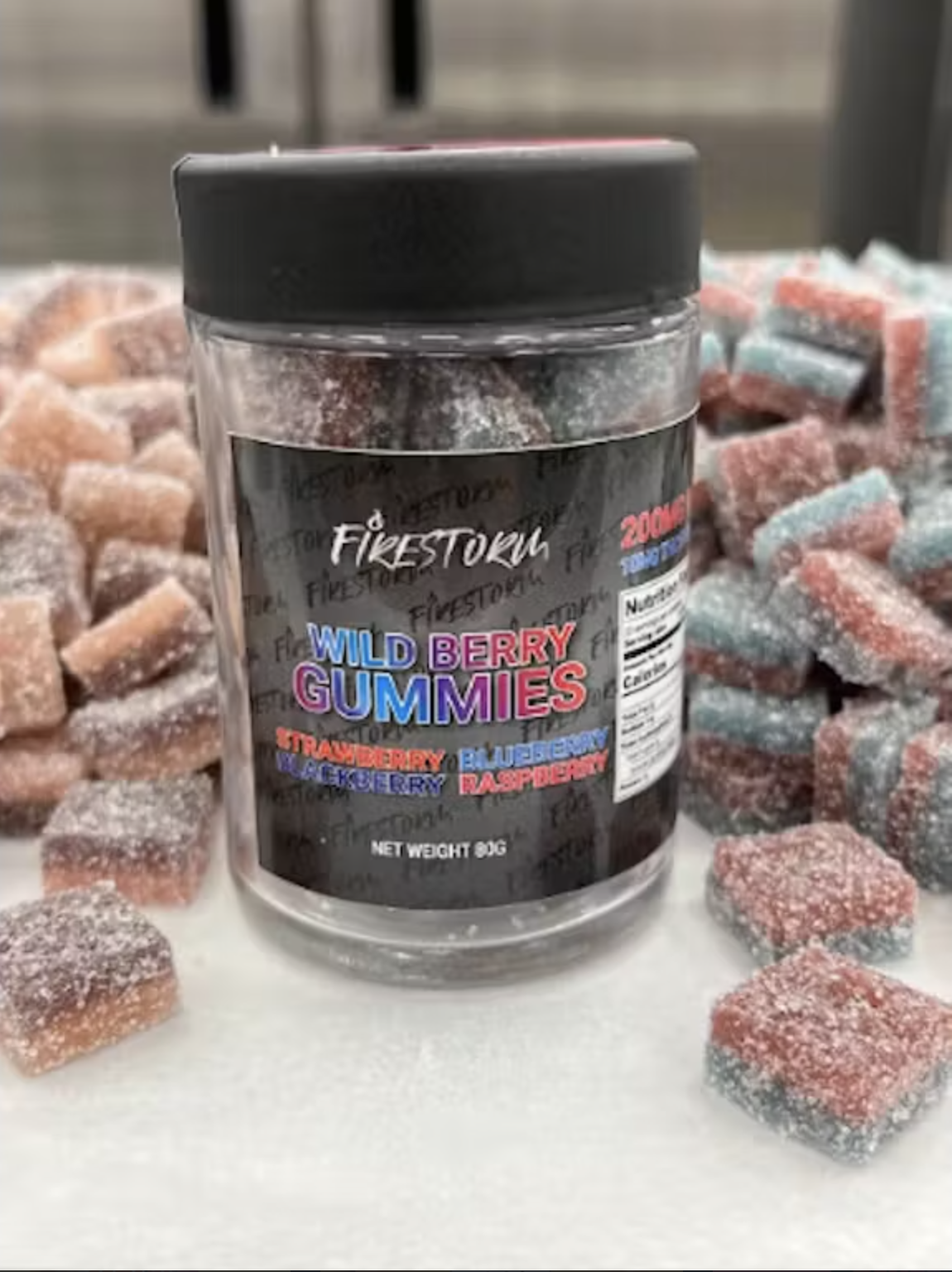 Photograph of product: 200mg Gummies | Wild Berry