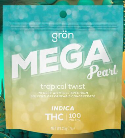Photograph of product: 100mg Mega Tropical Twist | Gron