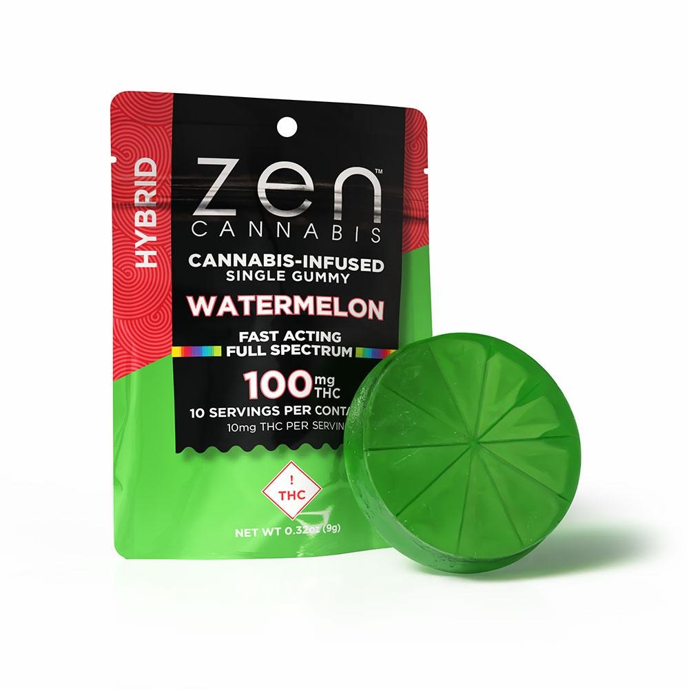 Photograph of product: Watermelon (H) Single Gummy 100mg