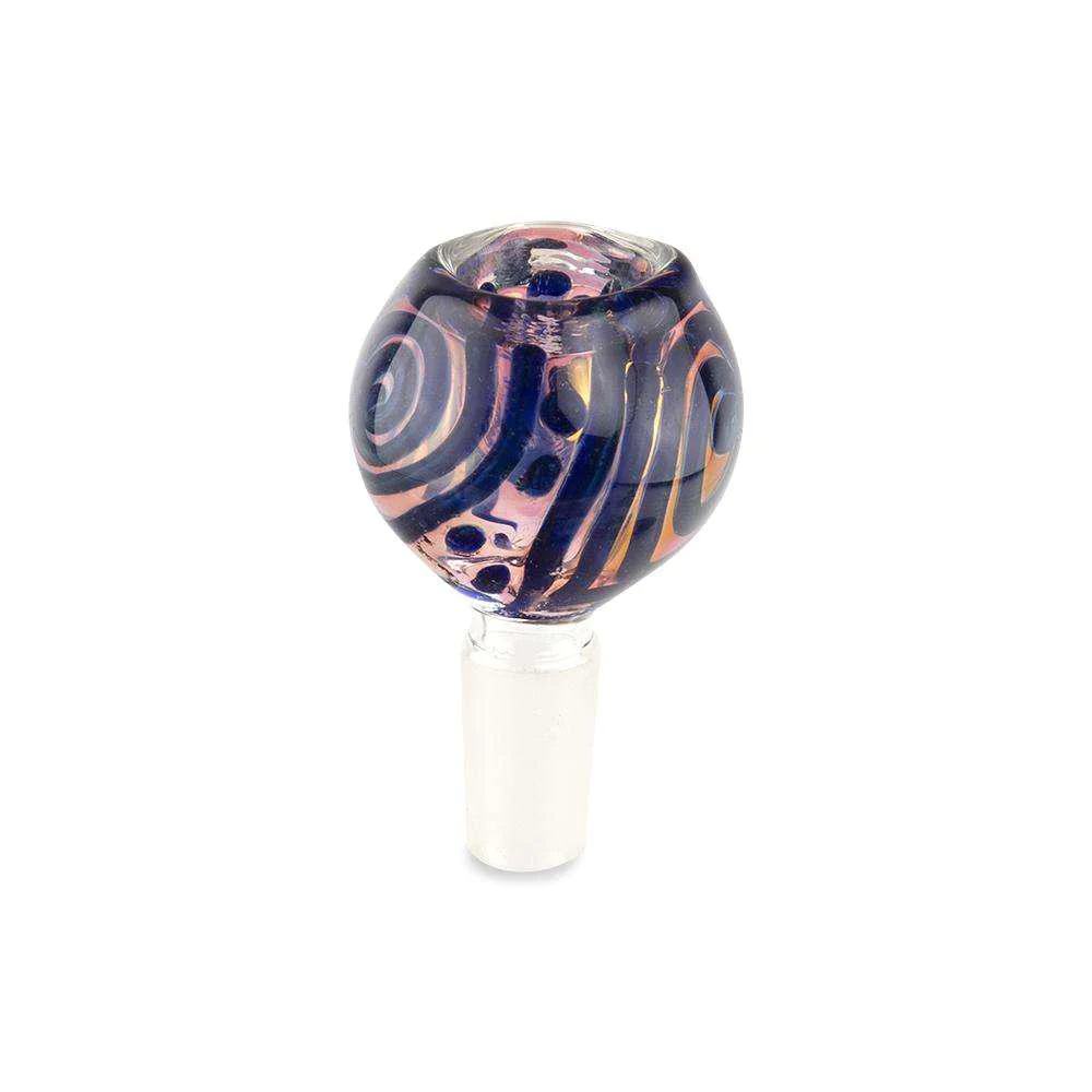 Photograph of product: Custom Glass Bowl - 14mm - Gold Fumed