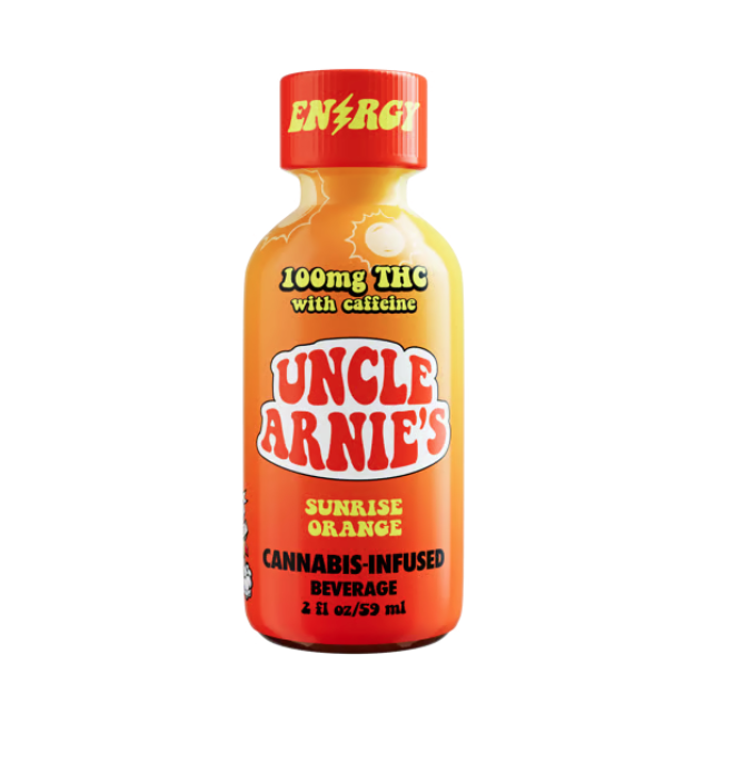Photograph of product: Uncle Arnie's 200mg Syrup - Sunrise Orange 150mg Caffeine 200mgTH-oui