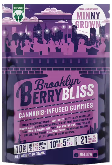 Photograph of product: Brooklyn Berry Bliss - TH-oui:CBD Gummie 10 Pack (100mg)