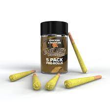 Photograph of product: Galaxy Moonrock Chicken & Waffles 5 Pack Pre-Rolls