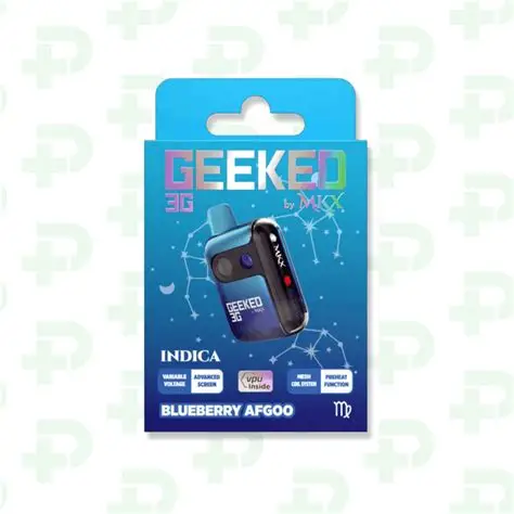 Photograph of product: GEEKED BY MKX DISPOSABLE | BLUE AFGOO