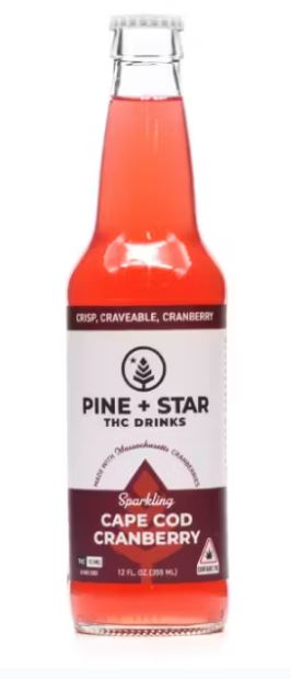 Photograph of product: Pine & Star Cape Cod Cranberry - 10mg Drink