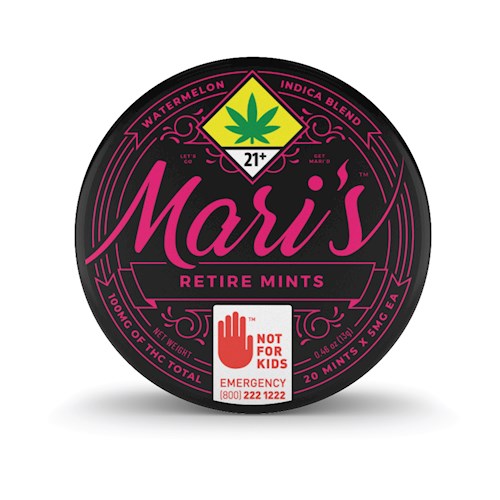 Photograph of product: Watermelon Retire Mints