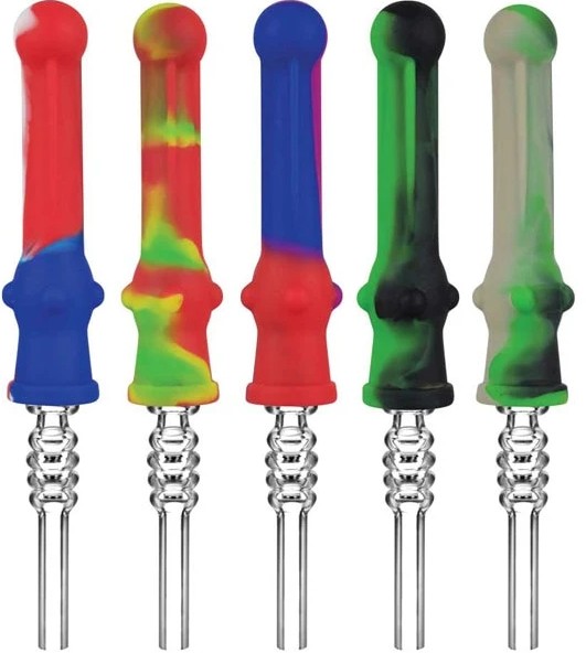 Photograph of product: Silicone Dab Straw - 7"