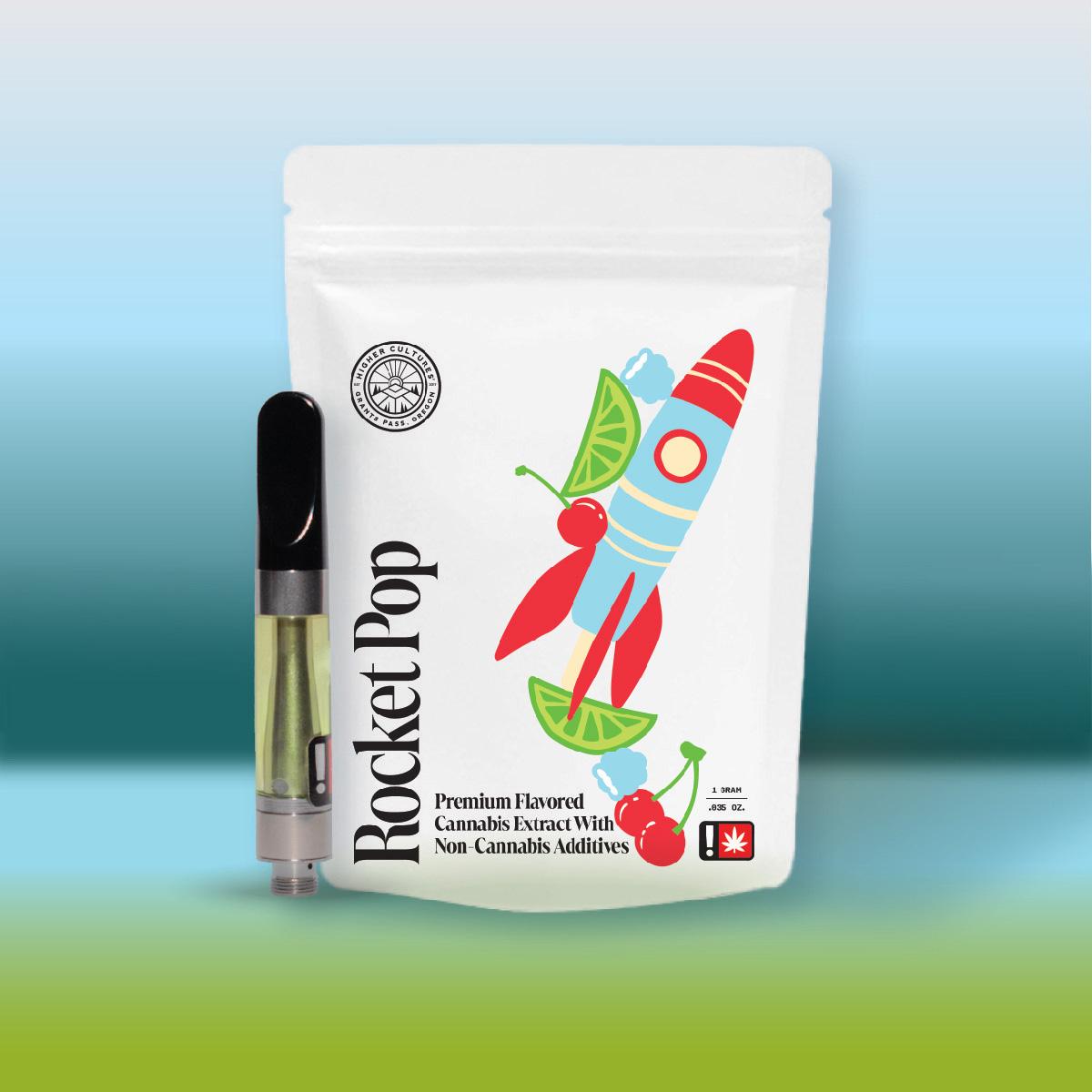 Photograph of product: Higher Cultures Flavored Cartridge - Rocket Pop Oui'd