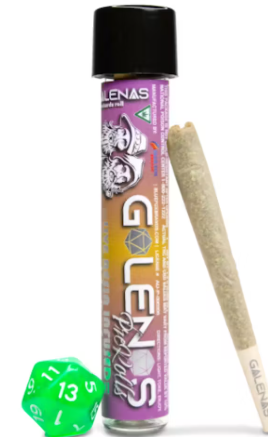 Photograph of product: Galenas Live Resin Infused Pre-Roll 1g ZomBerries
