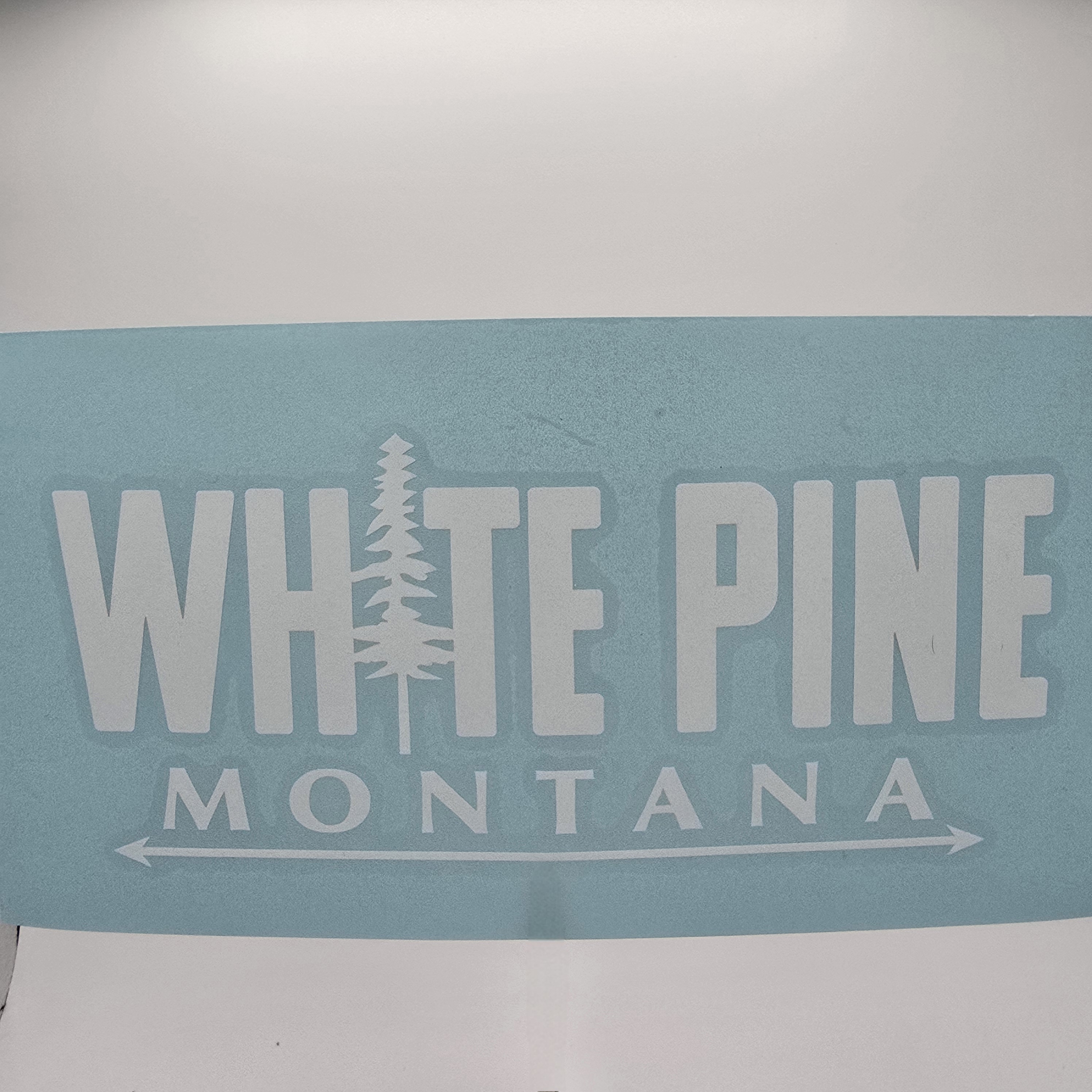 Photograph of product: White Pine Transfer Sticker