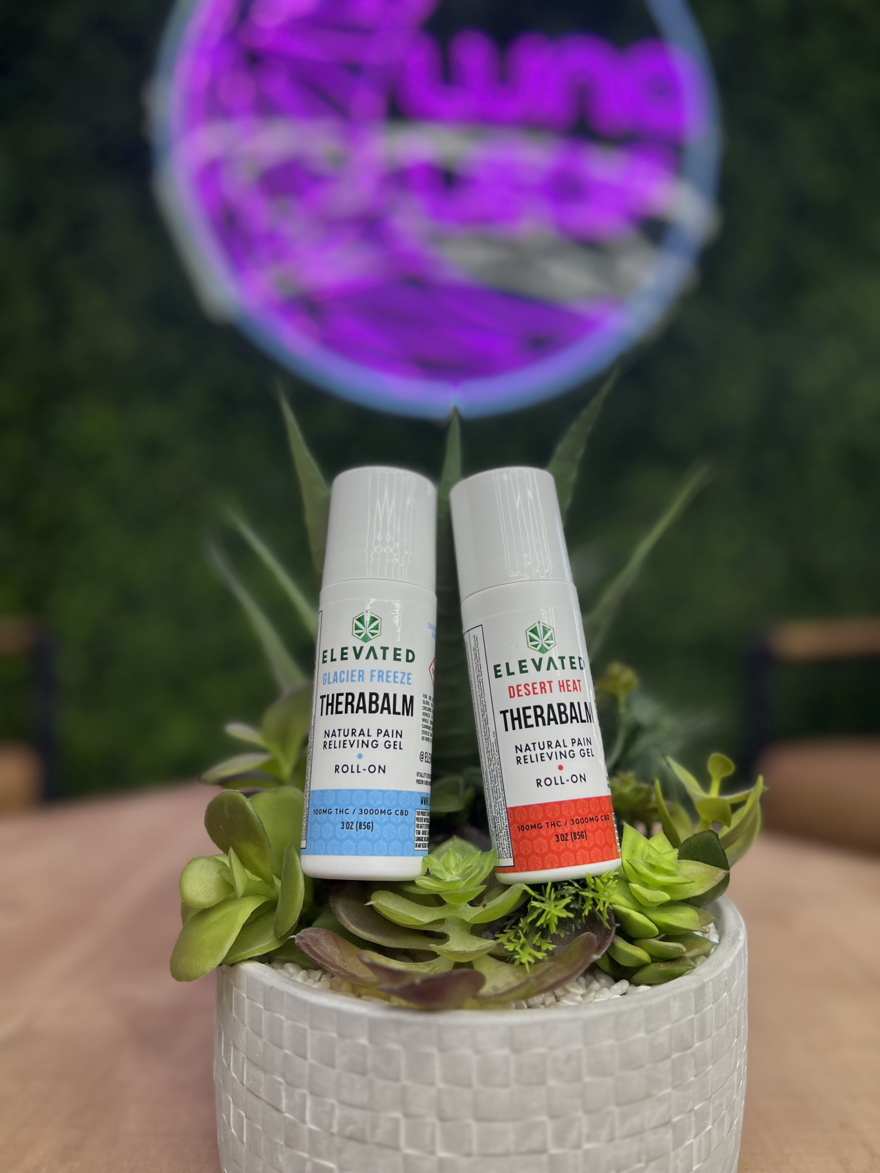 Photograph of product: Elevated | Therabalm Hot Cream Roll On (H)
