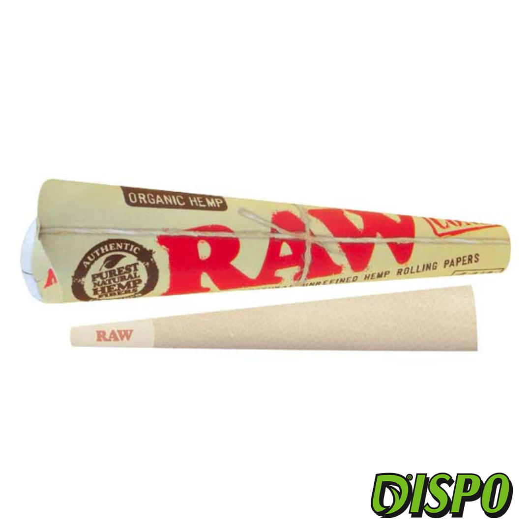 Photograph of product: Raw - Organic Hemp 1 1/4 Cones 6ct