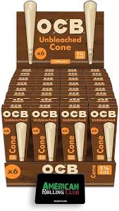 Photograph of product: OCB Virgin Cone 1 1/4 6 Pack