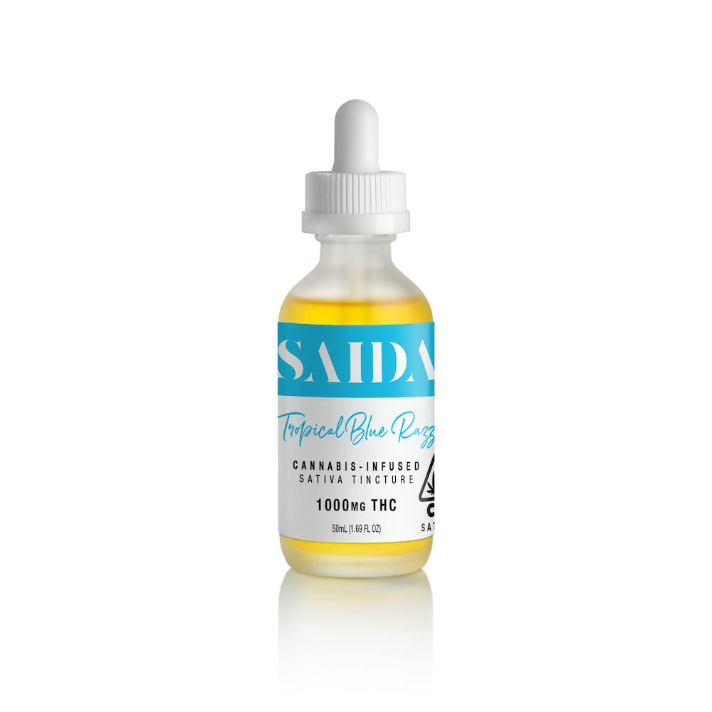 Photograph of product: 1000mg Tropical Blue Razz (Oui'd) Tincture $30 or 2/$50