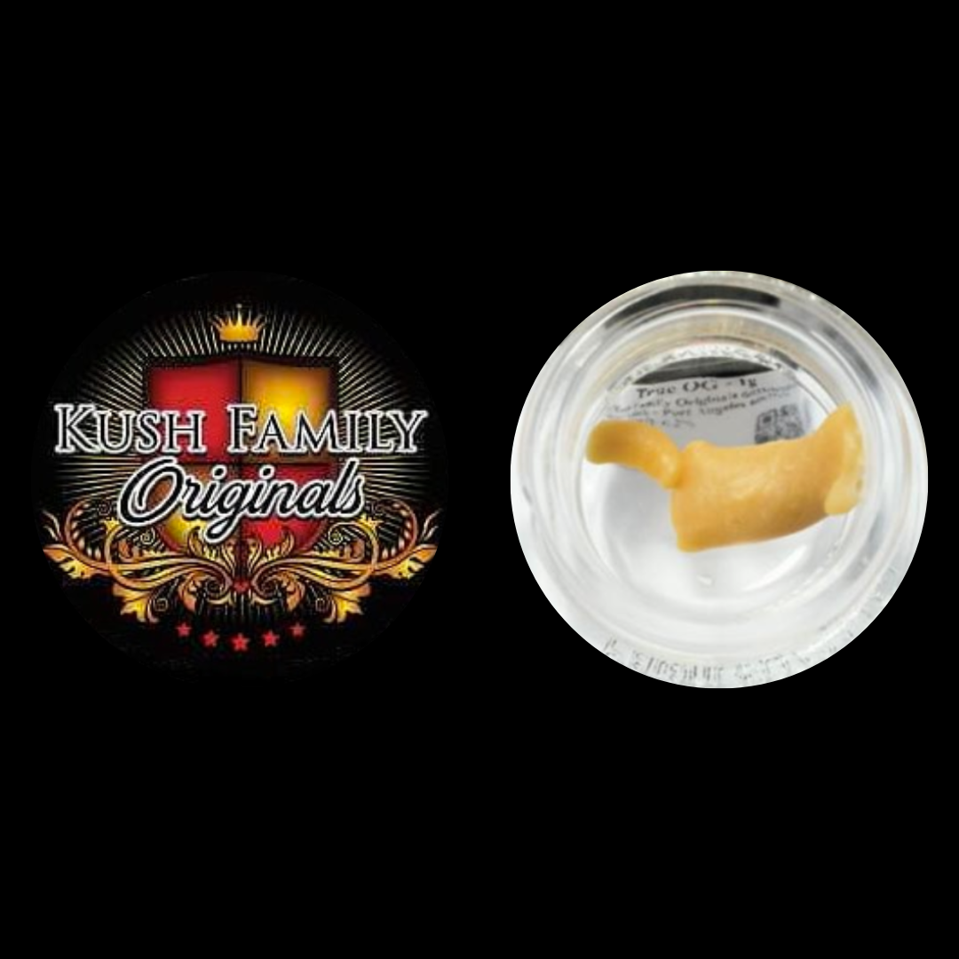 Photograph of product: Bickett Rosin Kush Family Originals
