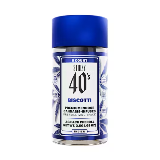 Photograph of product: Biscotti 5 Pack Prerolls (I) 2.5g