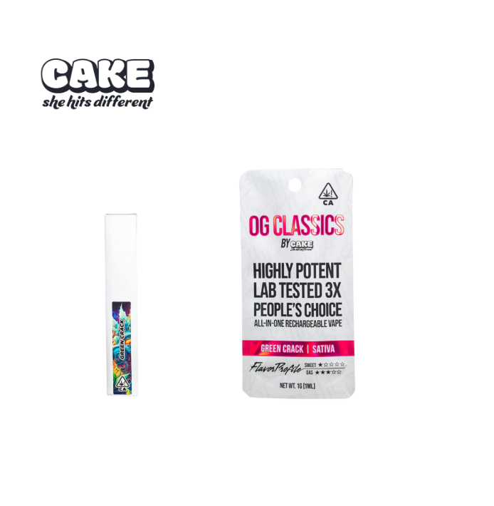 Photograph of product: GREEN CRACK 1G OG CLASSICS ALL IN ONE