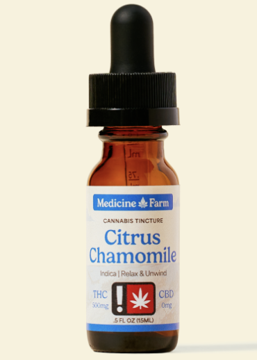 Photograph of product: Medicine Farm Botanicals | Citrus Chamomile Tincture | 15mL