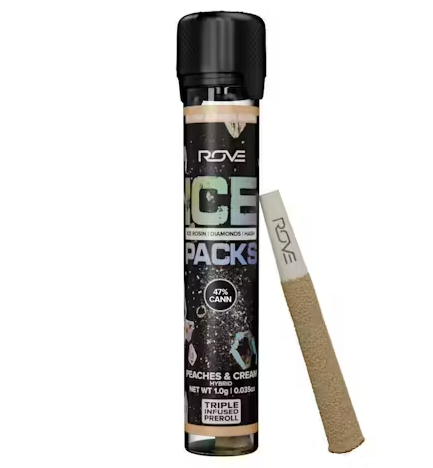 Photograph of product: ROVE | Ice Pack Peaches & Cream Infused | 1g