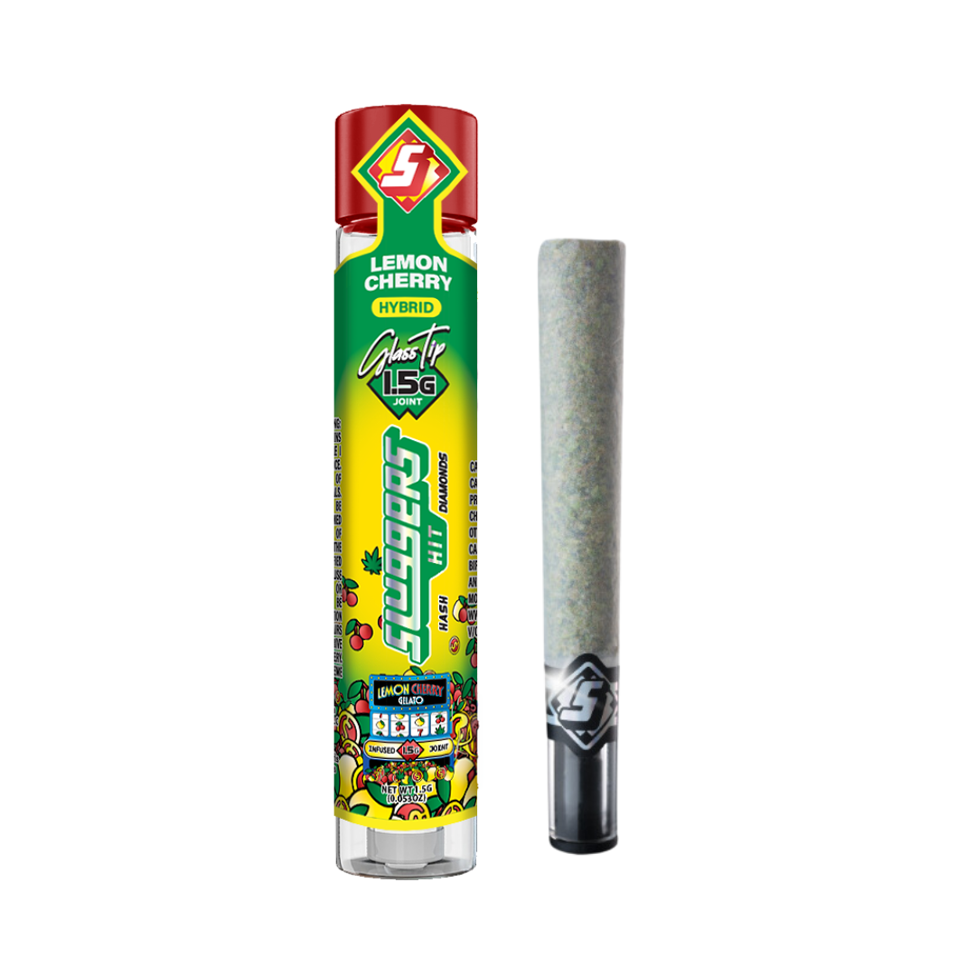 Photograph of product: 1.5g Lemon Cherry Gelato Infused Pre-Roll | TAX INCLUDED