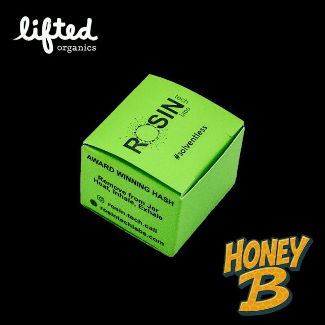 Photograph of product: Honey B 1g Cold Cure Rosin - 