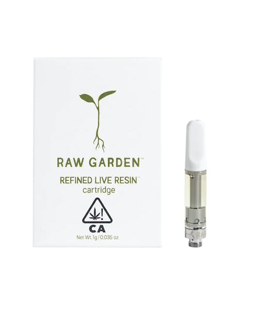 Photograph of product: Lemon Gas 1.0g Vape Cart, Raw Garden - 