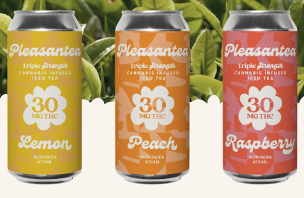 Photograph of product: 30MG PLEASANTEA PEACH TEA