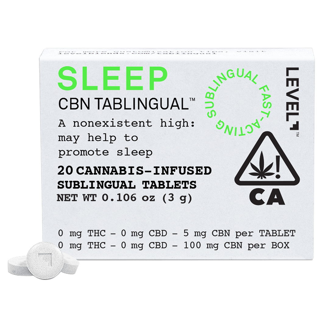 Photograph of product: LEVEL - CBN Sleep Tablingual