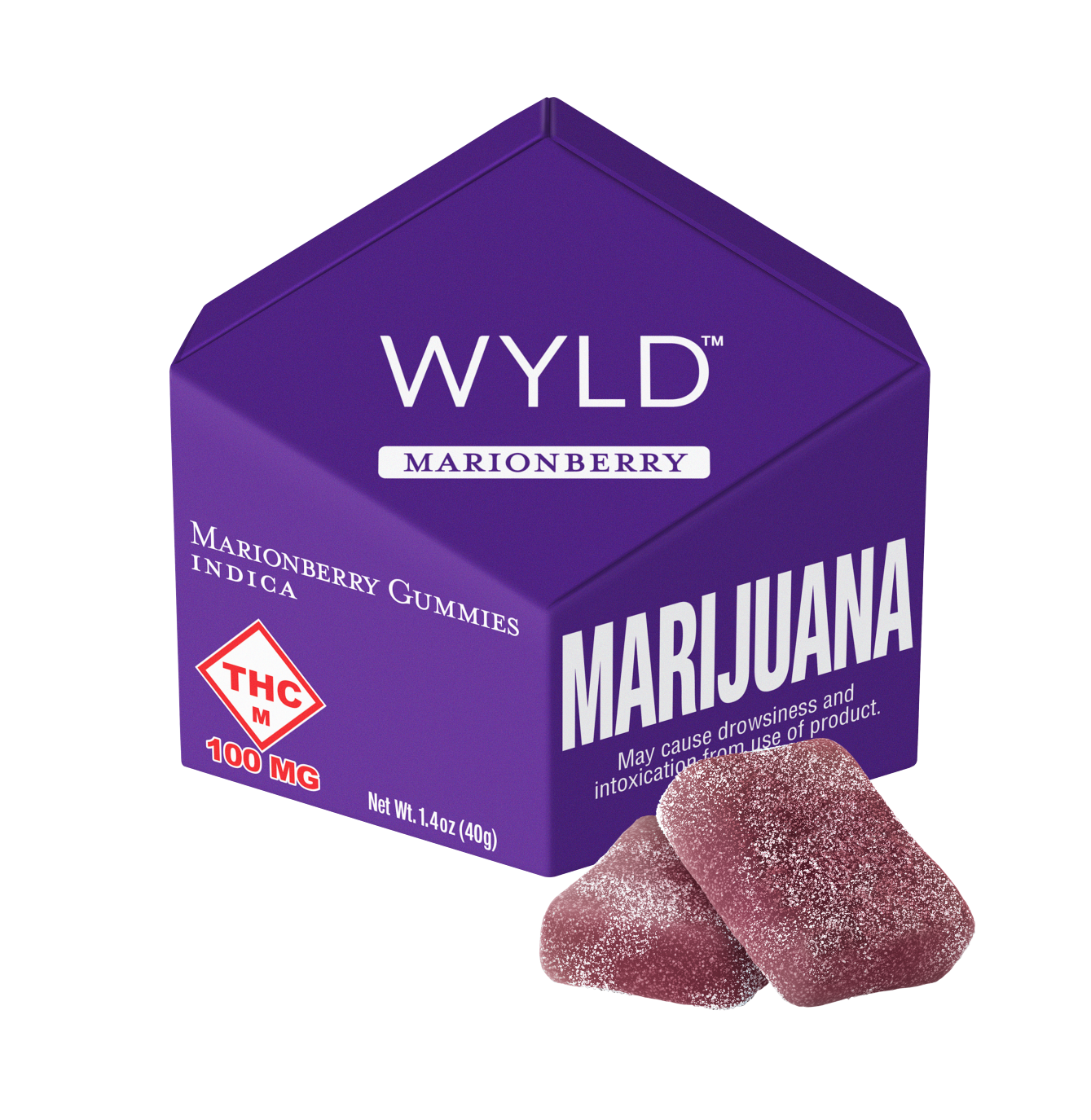 Photograph of product: 100mg Gummies | Marionberry (Oui'd)