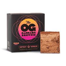 Photograph of product: Detroit Edibles | OG Oui'd Brownie | 200mg