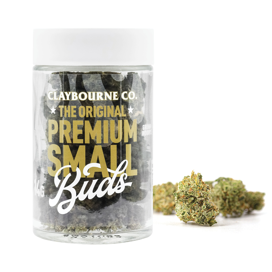 Photograph of product: Claybourne Co. - Mule Fuel (Oui'd) Premium Small Flower - 14g