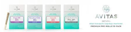 Photograph of product: AVITAS - PREROLL - 0.5G x 10 - Oui'd - DRAGON OG