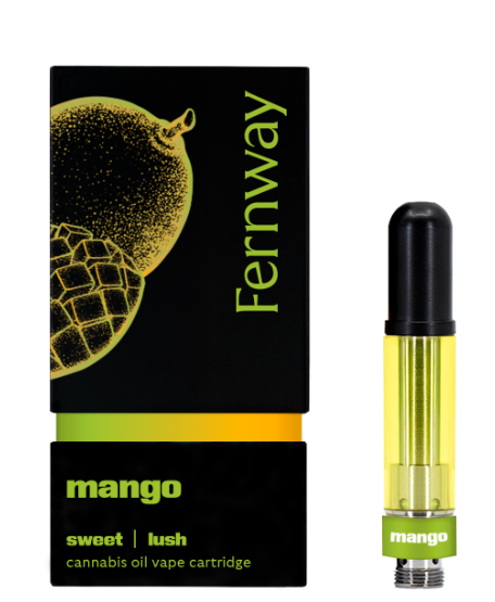 Photograph of product: Mango | 1g | Distillate | Cartridge | Fernway